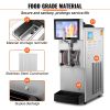 VEVOR Commercial Slushy Machine, 8L / 2.1 Gal Single Bowl, Cool and Freeze Modes, 1050W Stainless Steel Margarita Smoothie Frozen Drink Maker