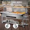 VEVOR 5-Pan Commercial Food Warmer, 5 x 20.6QT Electric Steam Table, 3750W Professional Buffet Catering Food Warmer with Acrylic Sneeze Guard