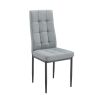 63" Modern Style 6-piece Dining Table with 4 Chairs & 1 Bench, Table with Wood Veneers Tabletop and V-shaped Table Legs