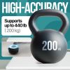 Digital Bathroom Scale for Body Weight Large Platform 12 inch 30cm High Capacity 440lb 200kg Accurate Scale for Adults Elderly Seniors Pets and Babies