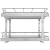 VEVOR 2 Tier 14"W x 21"D Pull Out Cabinet Organizer, Heavy Duty Slide Out Pantry Shelves, Chrome-Plated Steel Roll Out Drawers