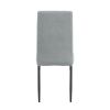 63" Modern Style 6-piece Dining Table with 4 Chairs & 1 Bench, Table with Wood Veneers Tabletop and V-shaped Table Legs