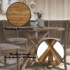 Wallace II Weathered Oak 5PCs Dining Room Set