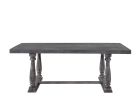 Bernard Weathered Gray Oak Finish 7 PCs Dining Room Set