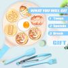 7-Cup Egg Pan Omelet Pans Pancake Pan for Kids Nonstick Egg Cooker Cars Trucks Pancake Mold Egg Mold for Breakfast Sandwiches Hamburger