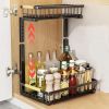 2 in Set Dish Drying Rack and Under Sink Organizer Rack, Large Dish Rack with Drainboard, 2 Tier Pull Out Cabinet Shelf for Kitchen Storage