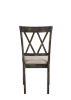 Claudia II Weathered Gray Finish 7 PCs Dining Room Set