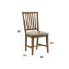Wallace II Weathered Oak 5PCs Dining Room Set