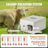 VEVOR Goat Milking Machine, 3 L 304 Stainless Steel Bucket, Electric Automatic Pulsation Vacuum Milker