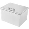VEVOR 40Quart Drop in Ice Chest Ice Cooler Ice Bin Stainless Steel 20"x16"x14.6"