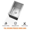 VEVOR Drop in Ice Chest, 27"L x 18"W x 21"H Stainless Steel Ice Cooler, Commercial Ice Bin with Sliding Cover, 40.9 qt Outdoor Kitchen Ice Bar