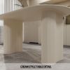 63 "medieval modern cream style MDF dining table and PU armless dining chair set 6. Silver plated metal legs dining chair set for home kitchen gatheri