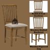 Wallace II Weathered Oak 5PCs Dining Room Set