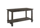 Martha II Weathered Gray Finish 7 PCs Counter Height Dining Room Set