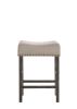 Martha II Weathered Gray Finish 7 PCs Counter Height Dining Room Set
