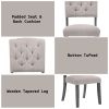 Bernard Weathered Gray Oak Finish 7 PCs Dining Room Set