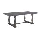 Bernard Weathered Gray Oak Finish 7 PCs Dining Room Set