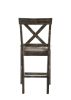 Martha II Weathered Gray Finish 7 PCs Counter Height Dining Room Set