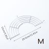 1pc; 304 Stainless Steel Semi-circular Oil Draining Rack; BBQ Frying Rack; Kitchen Steaming Rack; Oil Filter Insulation Rack