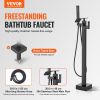 VEVOR Freestanding Bathtub Faucet, Floor Mount, Freestanding Tub Filler, Shower Mixer Taps, Two Water Modes, 360¬∞ Swivel Spout